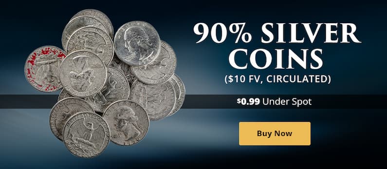 90% Silver Priced Under Spot!