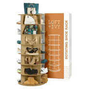 The Seven-Tier Rotating Shoe Rack