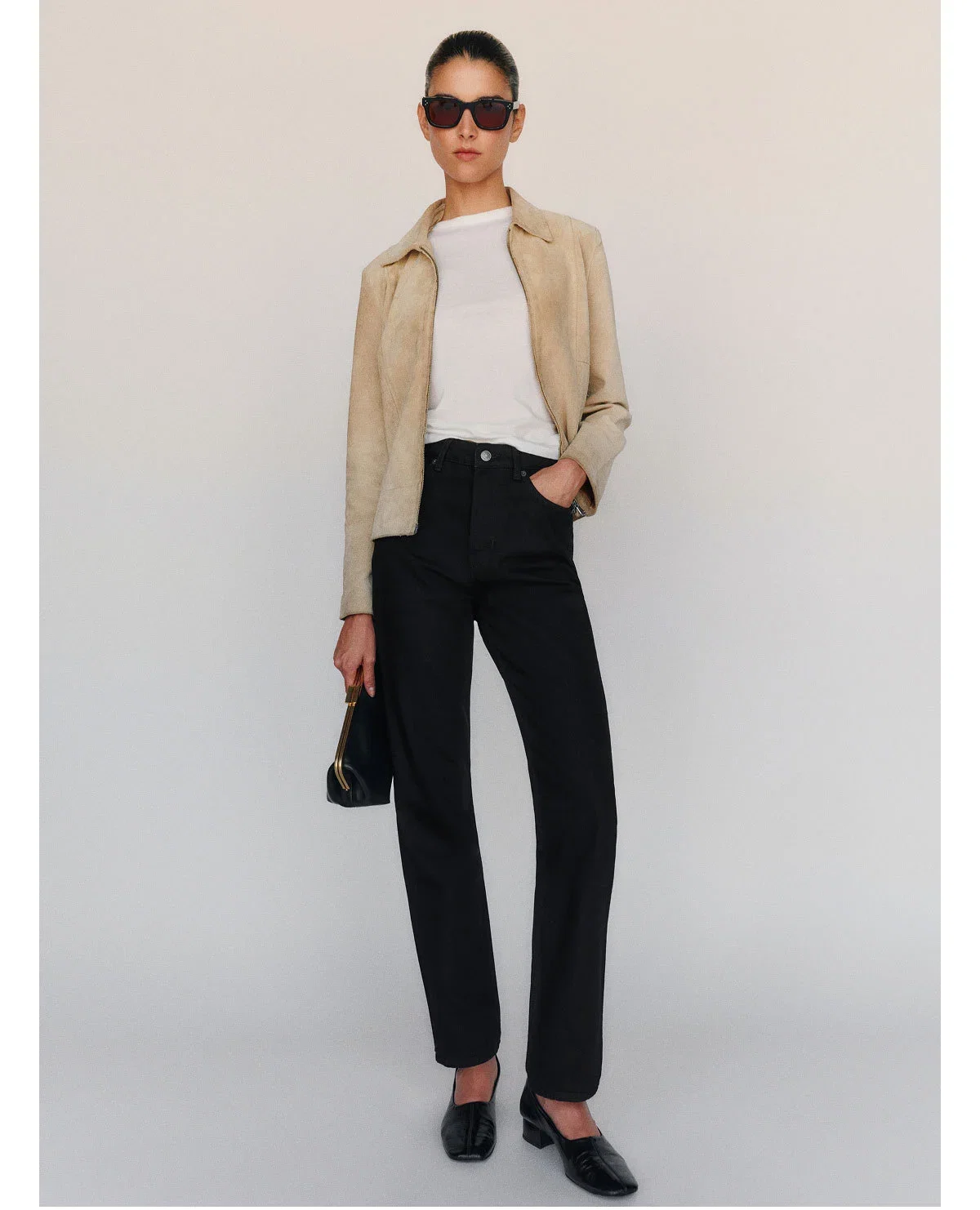 Cynthia High Rise Straight Jeans