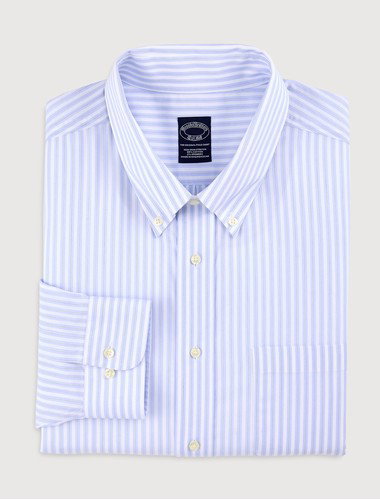 Non-Iron Grounded Striped Dress Shirt