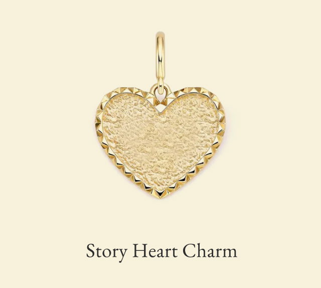 Story Heart Charm