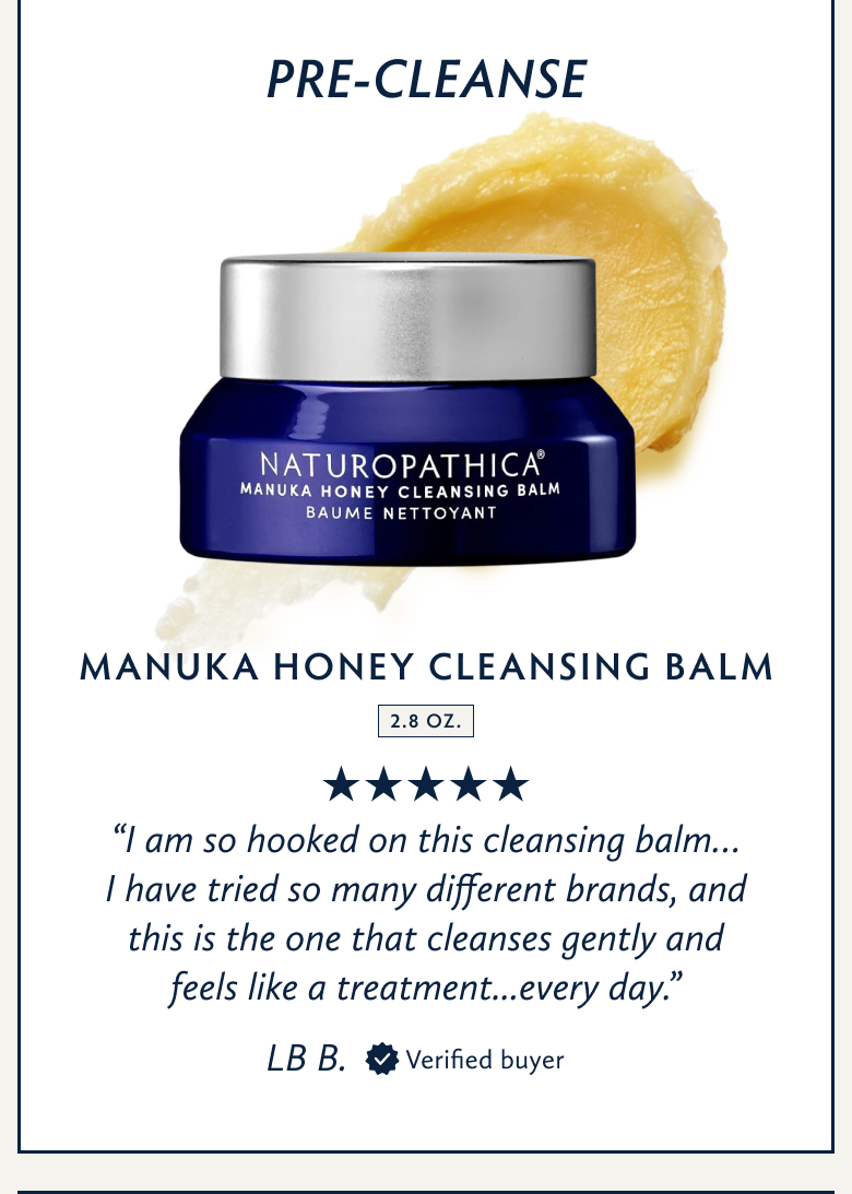 Shop Manuka Honey Cleansing Balm Travel Size