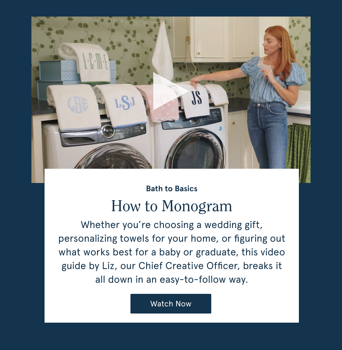 How to Monogram