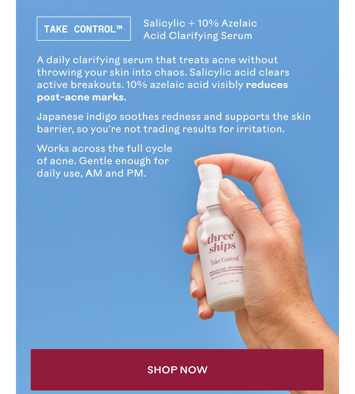 Take Control™ clarifying serum