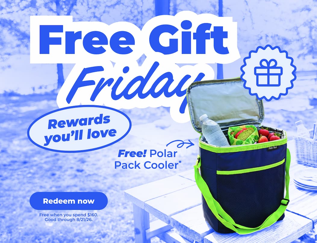 Free Polar Pack Cooler* (when you spend $160) - Redeem now