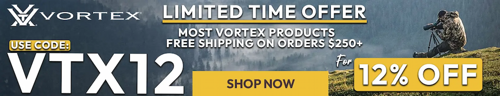 Use code VTX12 for 12% OFF most vortex products