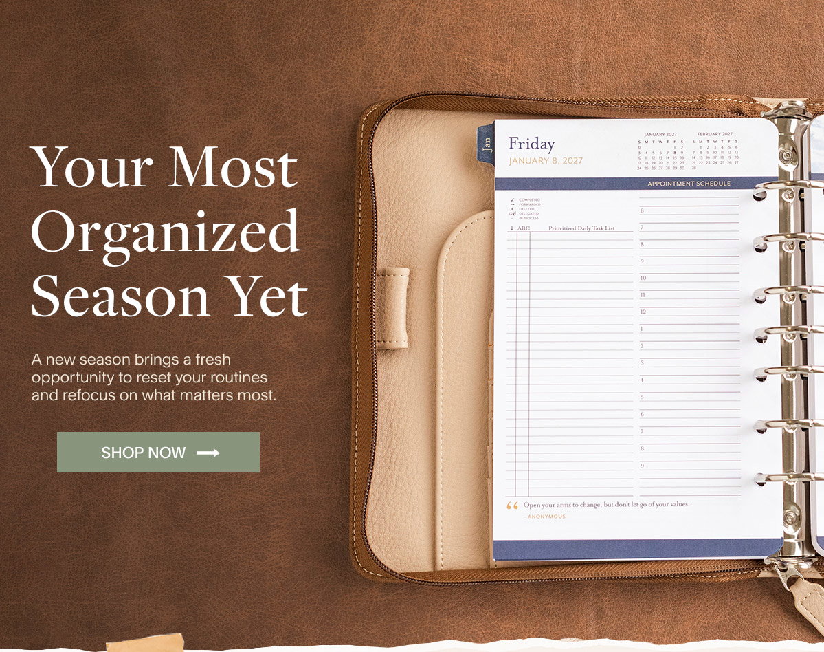 Your Most Organized Season Yet.