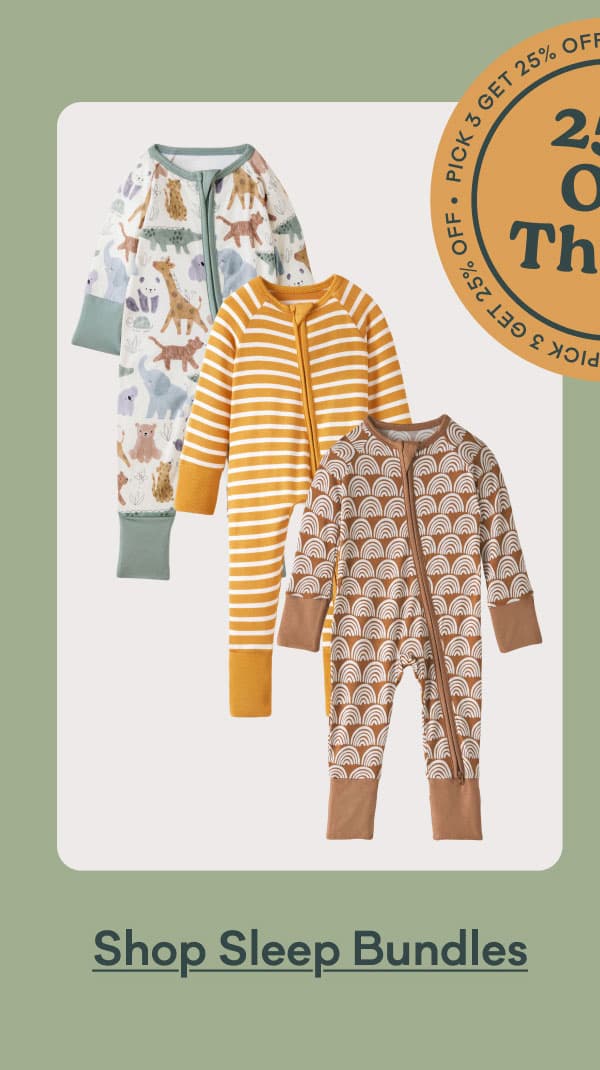 Pick 3, get 25% off | Shop Sleep Bundles