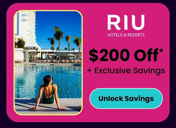 MORE RIU Savings $350 Off* + Exclusive Savings