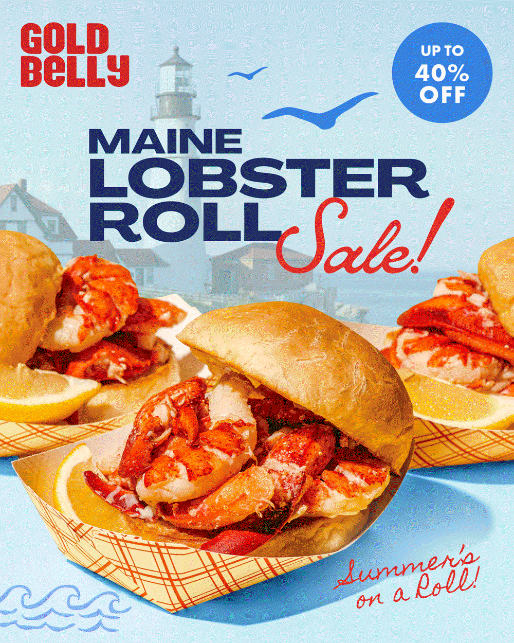 Maine Lobster Roll Sale