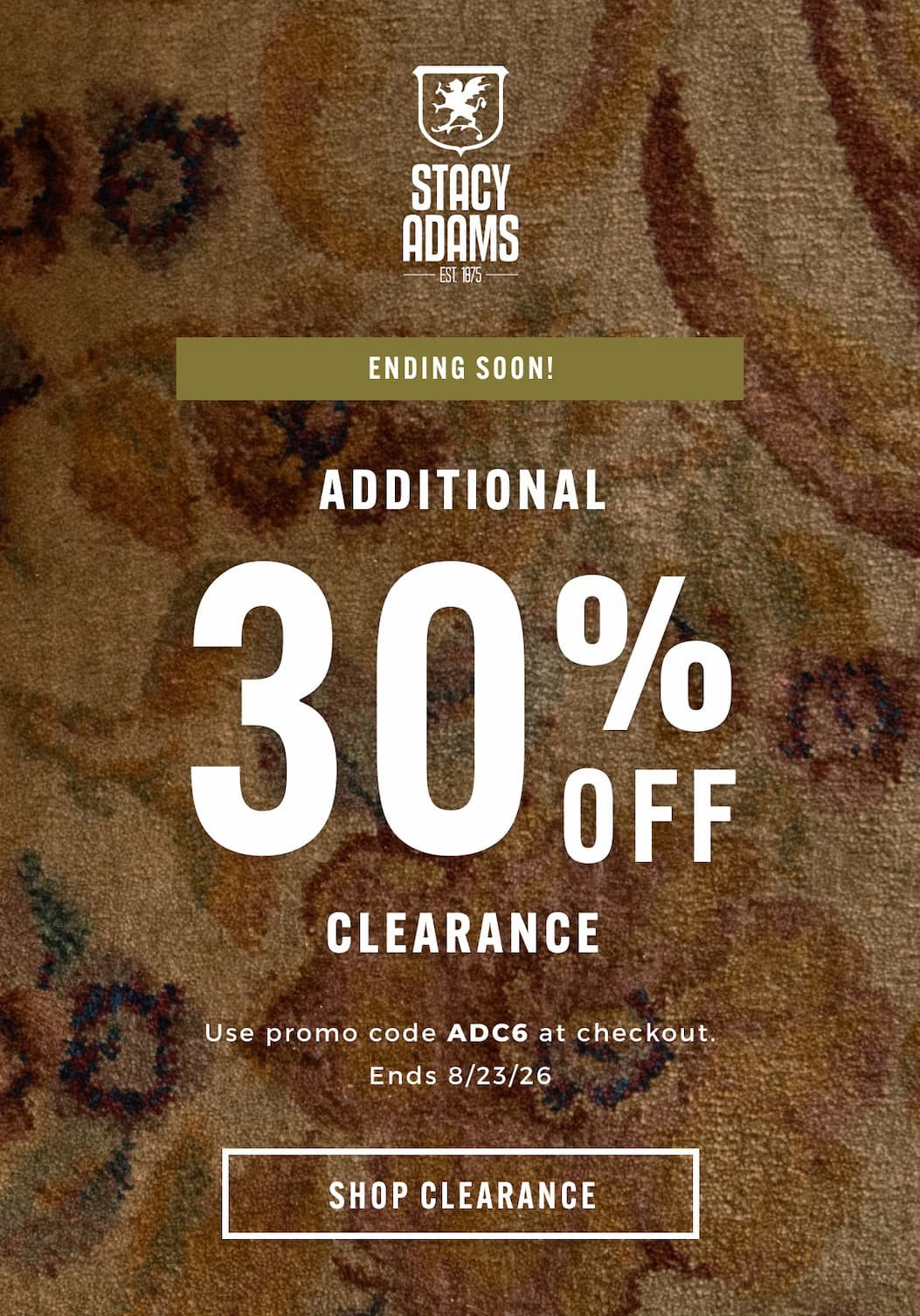 Additional 30% off clearance with promo code ADC6. Display images to learn more.