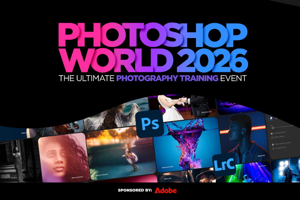 Photoshop World 2026 — Live Online September 14–17