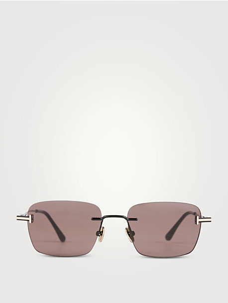 Jake Metal Rectangular Sunglasses