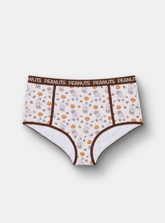Peanuts Mid-Rise Cotton Brief Panty