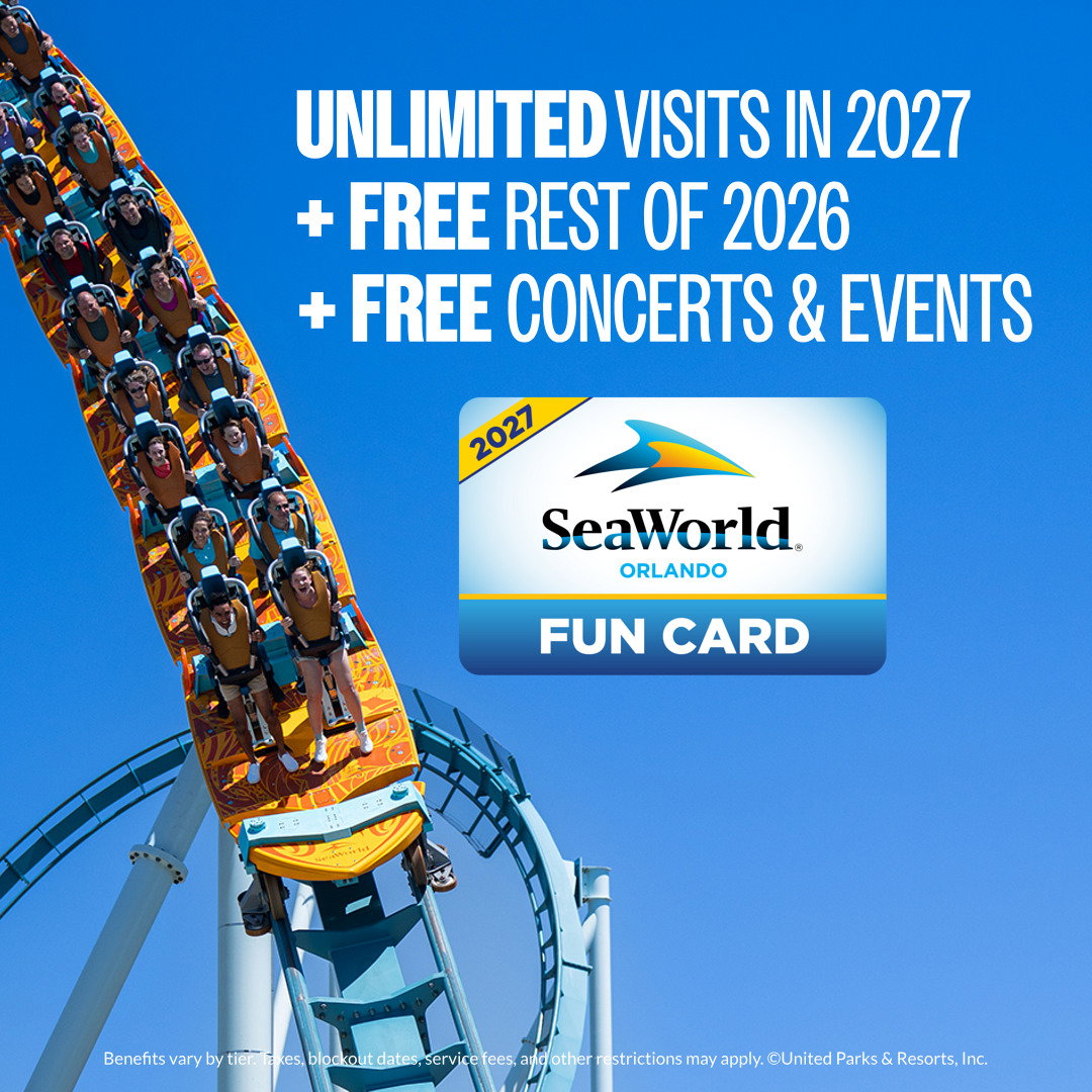 SeaWorld Orlando 2027 Fun Card