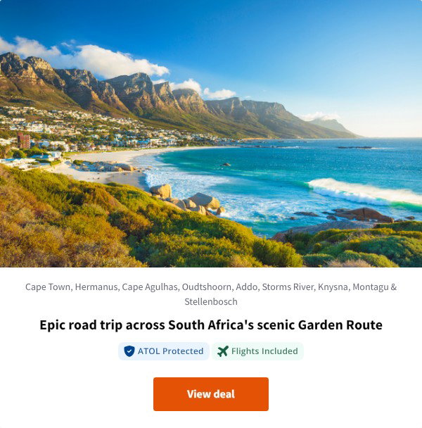 Epic road trip across South Africa's scenic Garden Route
