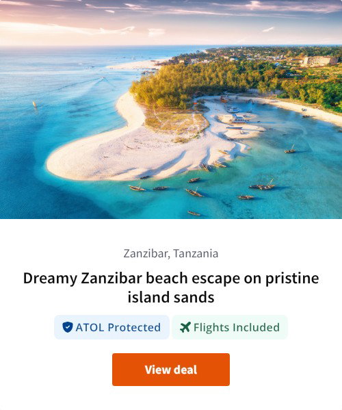 Dreamy Zanzibar beach escape on pristine island sands