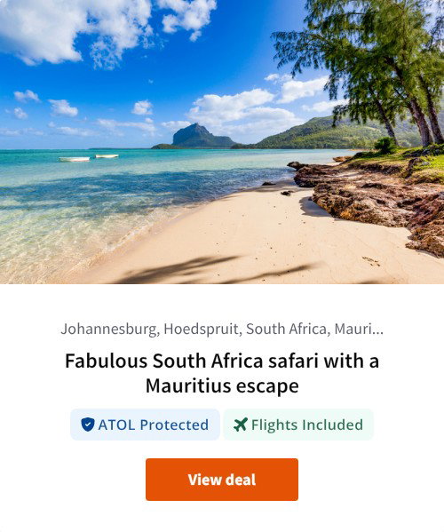 Fabulous South Africa safari with a Mauritius escape