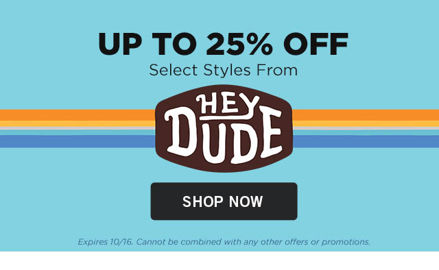 Shop Now for Deals on Hey Dude shoes