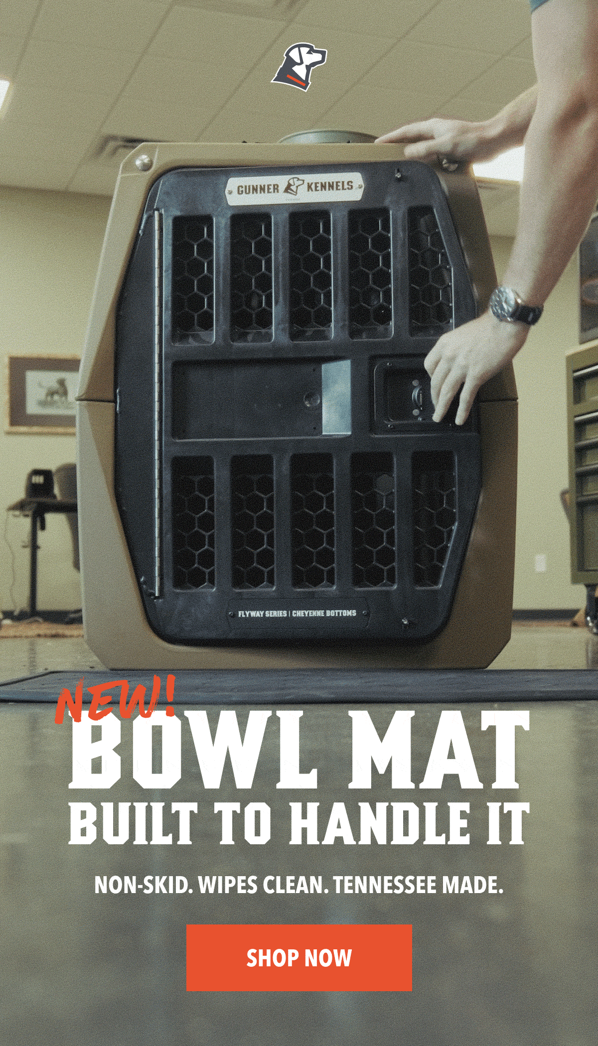 NEW! Bowl Mat. Built to handle it.