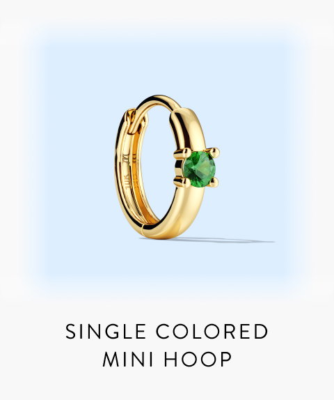 Single Colored Mini Hoop.