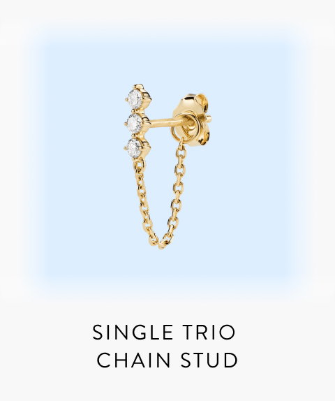 Single Trio Chain Stud.