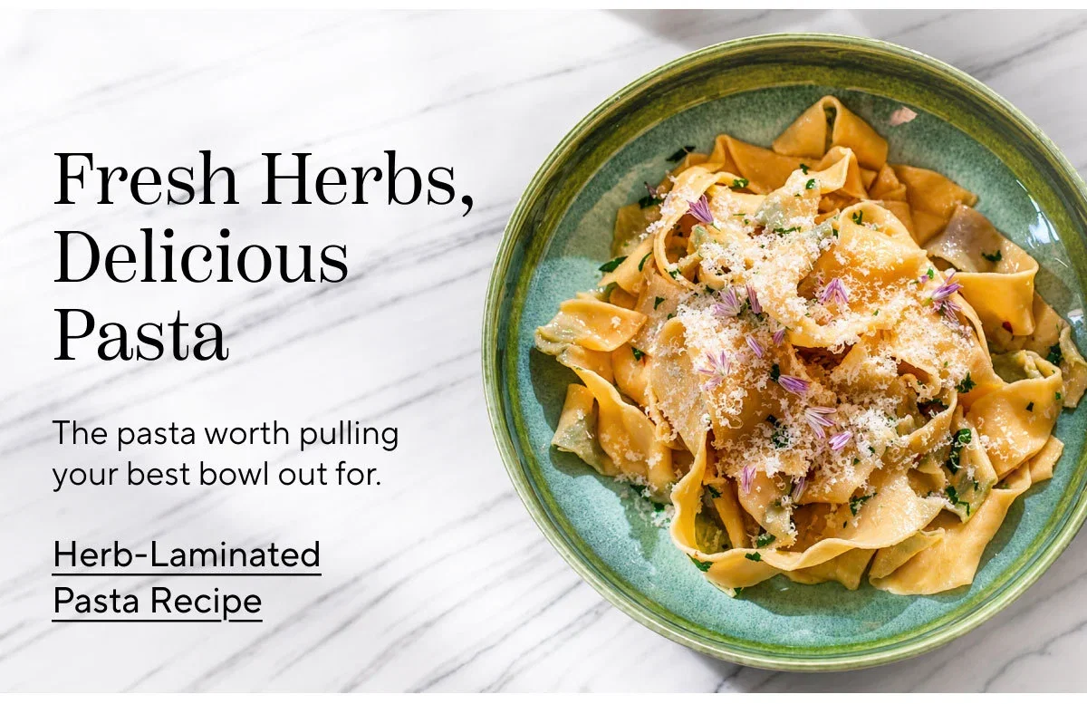 Herb-Laminated Pasta Recipe