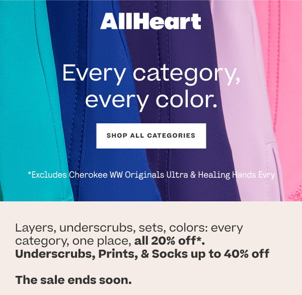 SHOP ALL CATEGORIES, 20% OFF