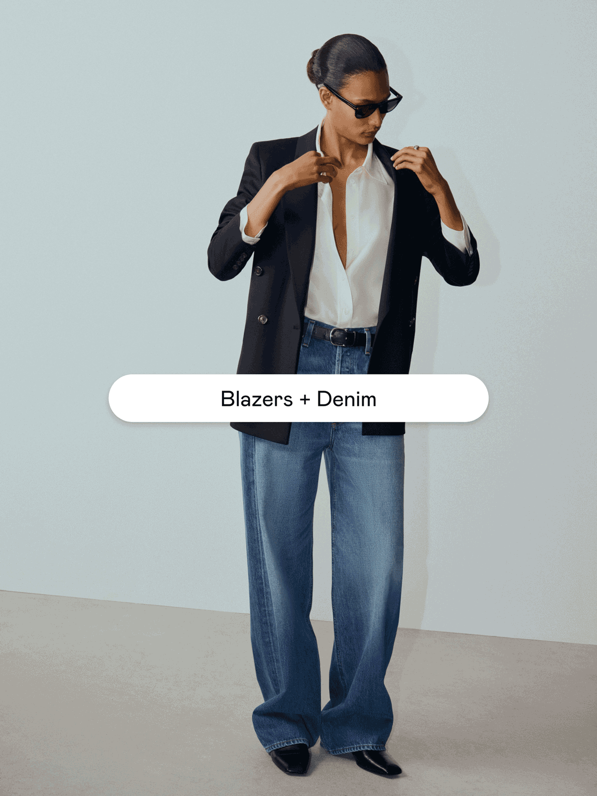Shop Blazers + Denim