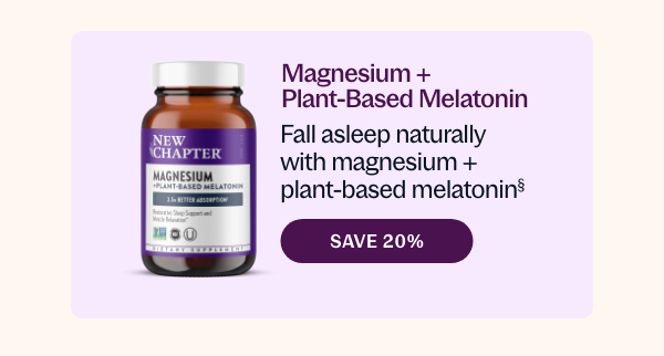 Magnesium + Plant-Based Melatonin