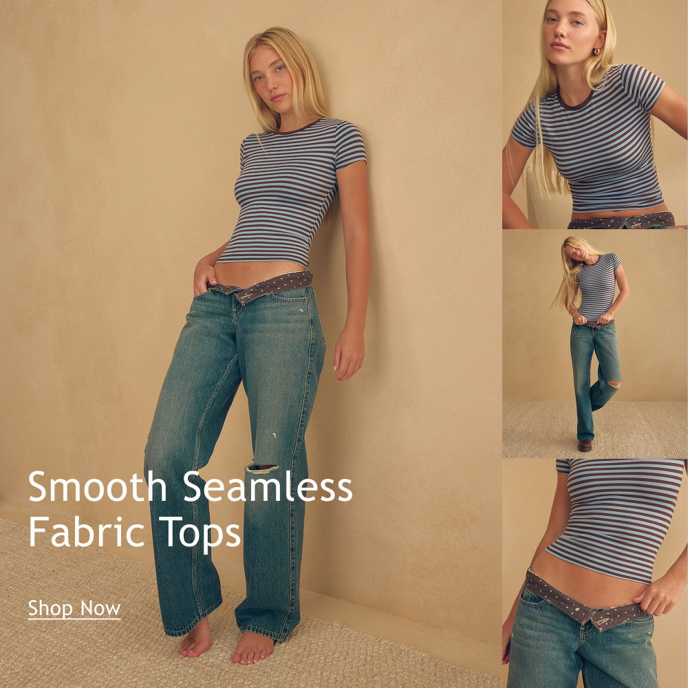 Smooth Seamless Fabric Tops  <Shop Now