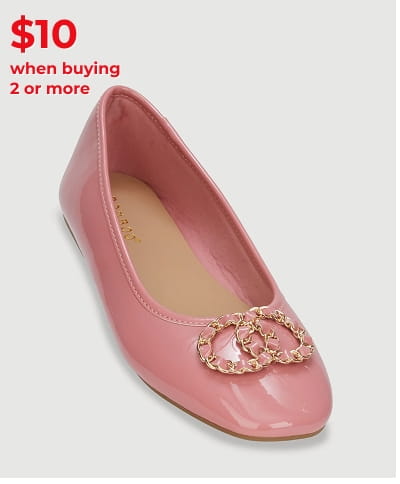 Shop Ornamental Chain Ballet Flats