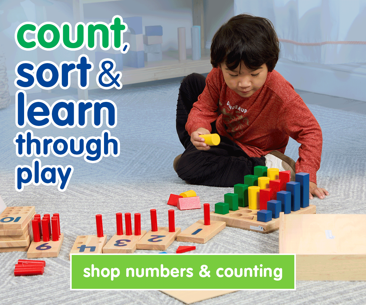 Count, Sort & Learn Through Play