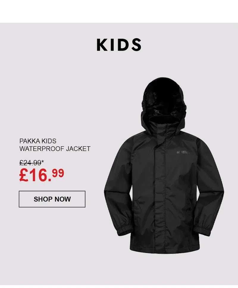 Pakka Kids Waterproof Jacket