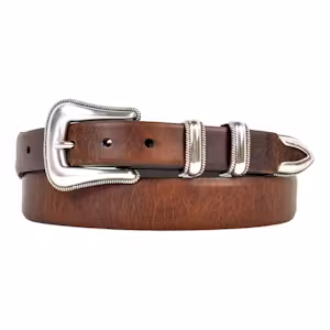 Mc Coy II Bison Leather Western Belt