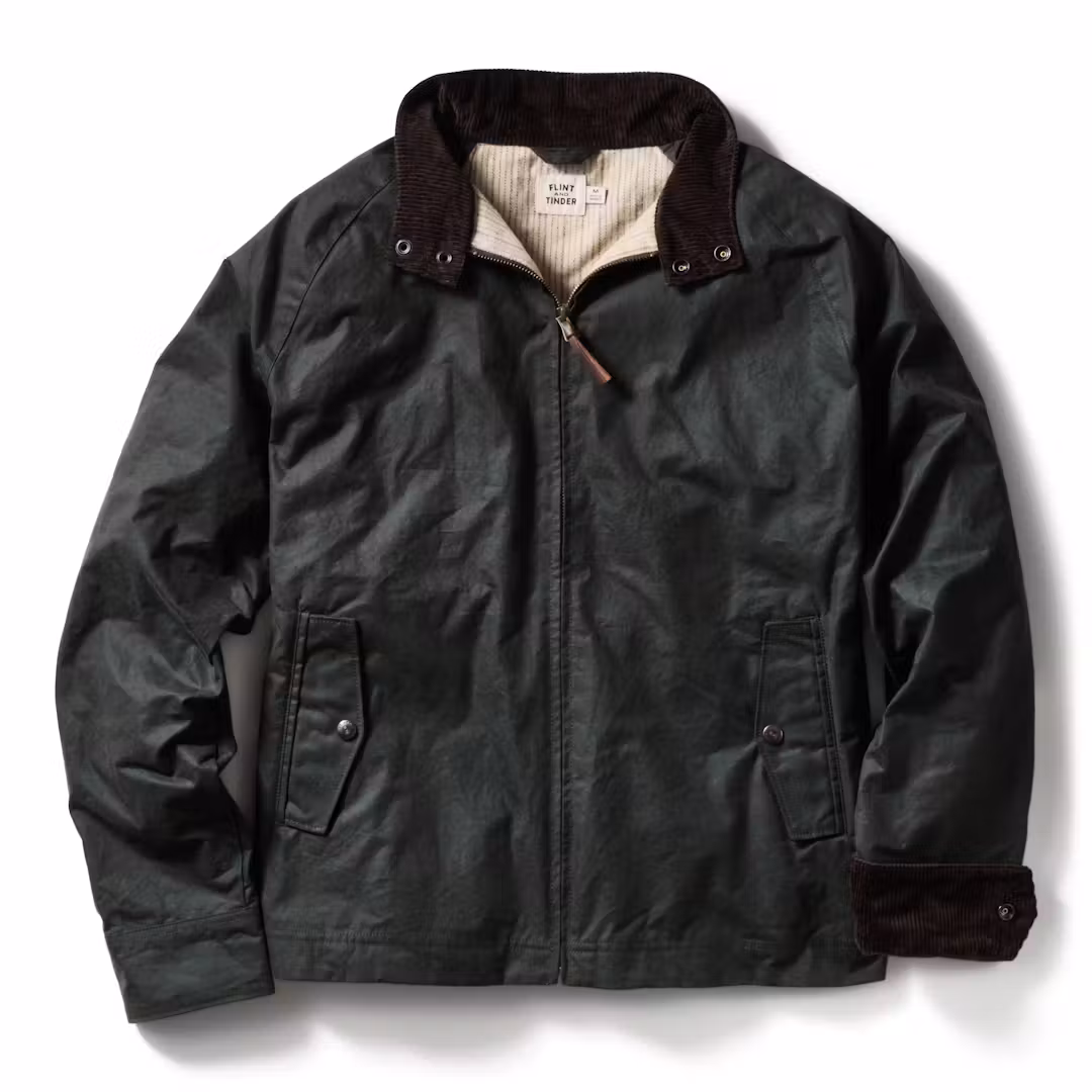 Waxed Harrington Jacket