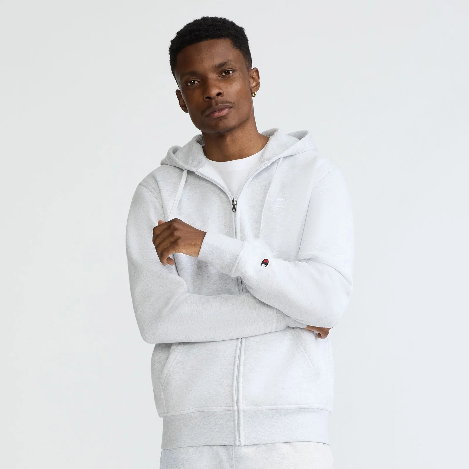 Image of Powerblend Full-Zip Hoodie, C Logo