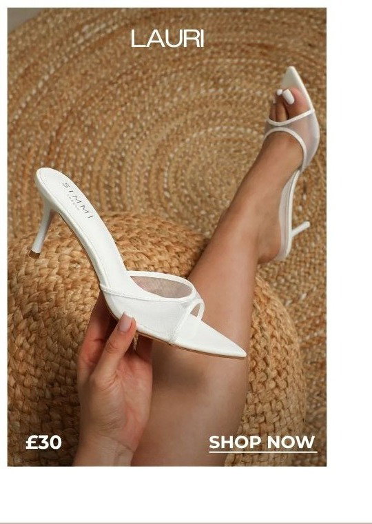 lauri white mesh 