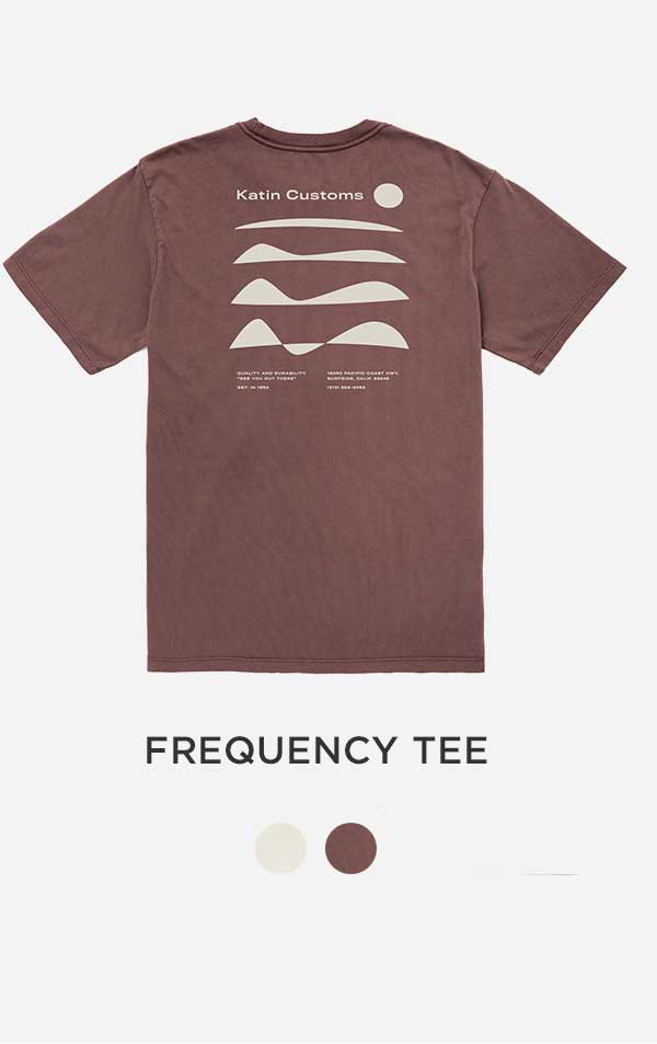 Photo of Frequency Tee in French Roast.