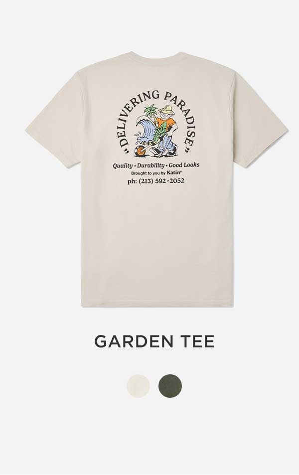 Photo of Garden Tee in Clover Vintage White color.