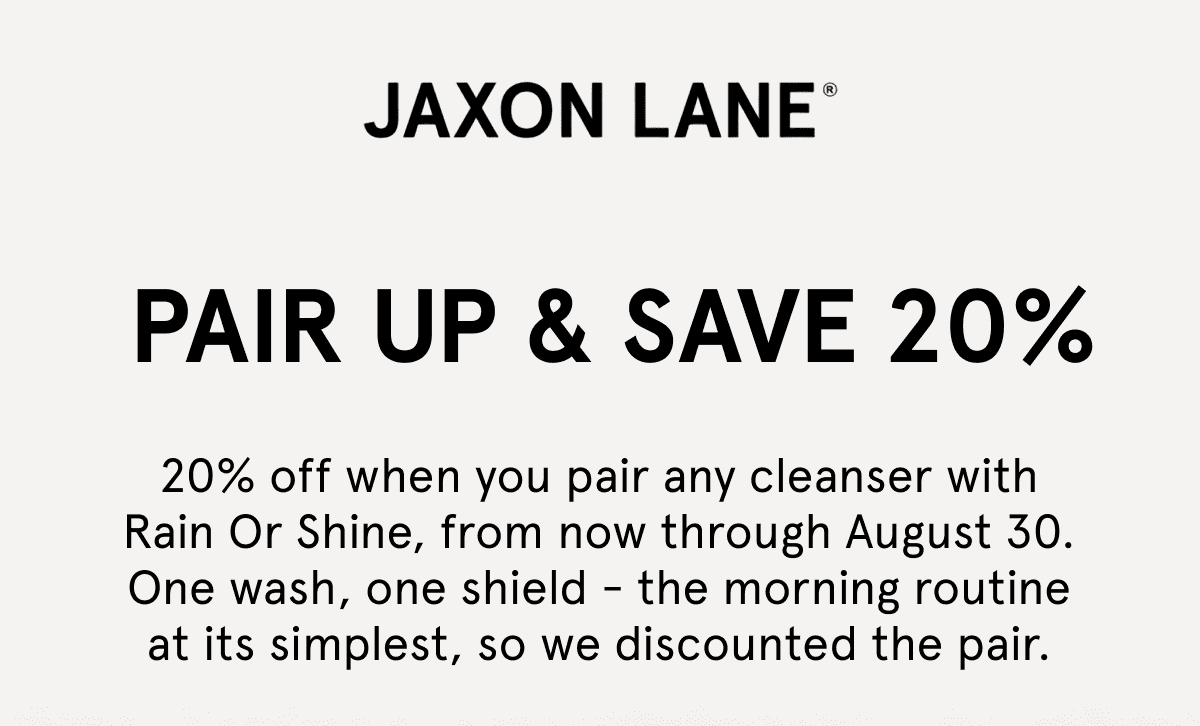 Pair Up & Save 20%