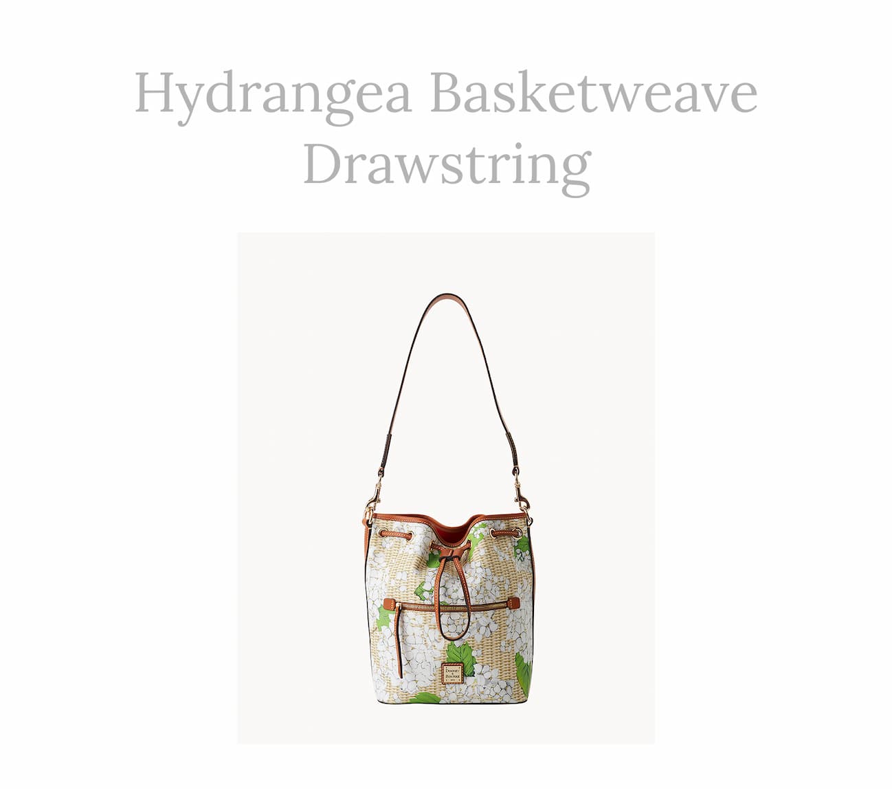 Hydrangea Basketweave Drawstring