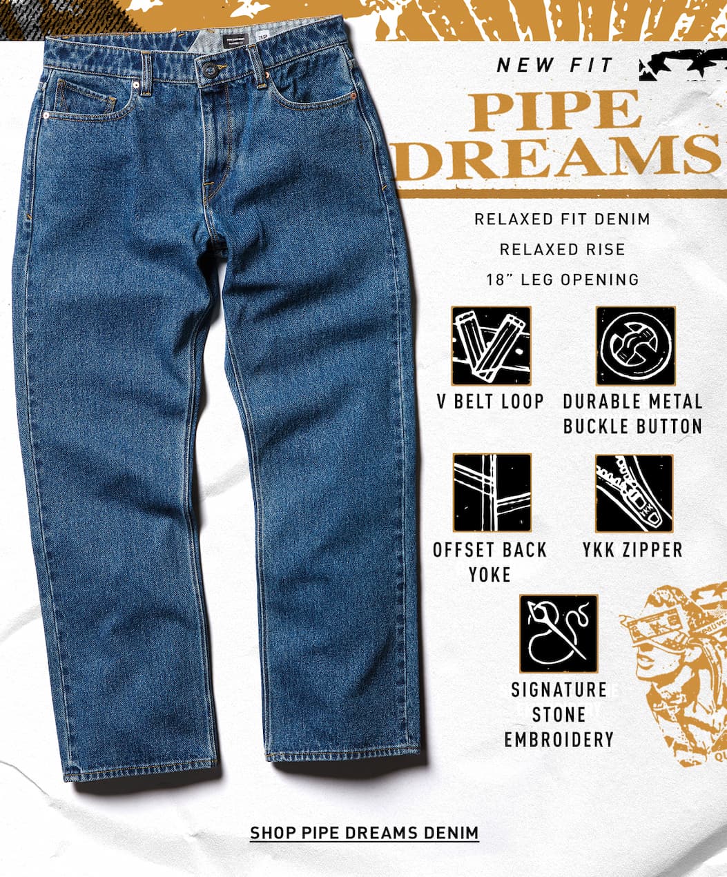 Shop Pipe Dreams Denim