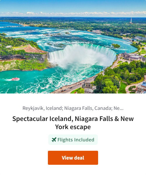 Spectacular Iceland, Niagara Falls &amp; New York escape