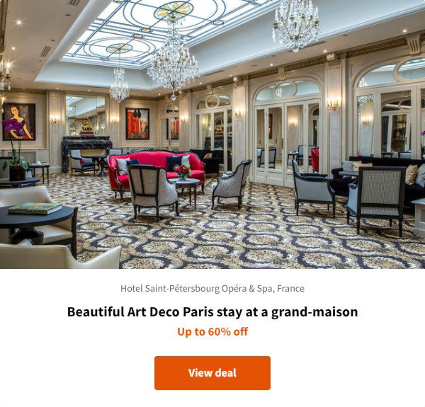 Beautiful Art Deco Paris stay at a grand-maison