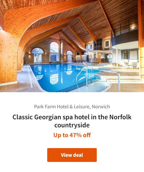 Classic Georgian spa hotel in the Norfolk countryside
