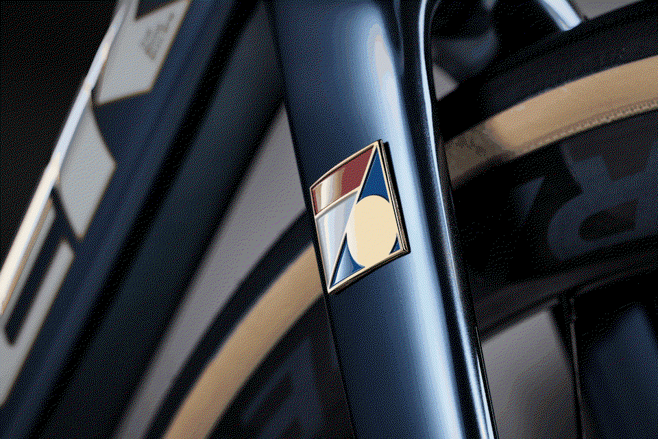 No. 76 limited edition head badge detail