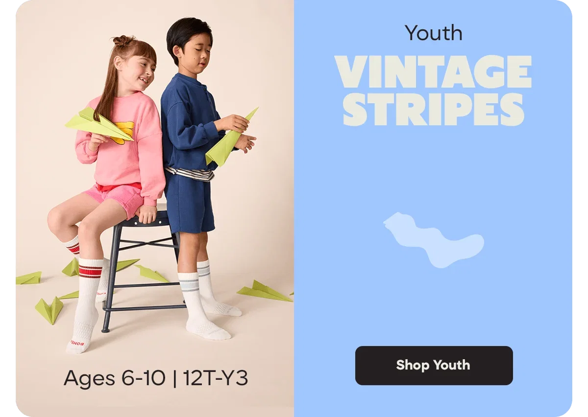 Youth. VINTAGE STRIPES. Shop Youth. Ages 6-10 | 12T-Y3