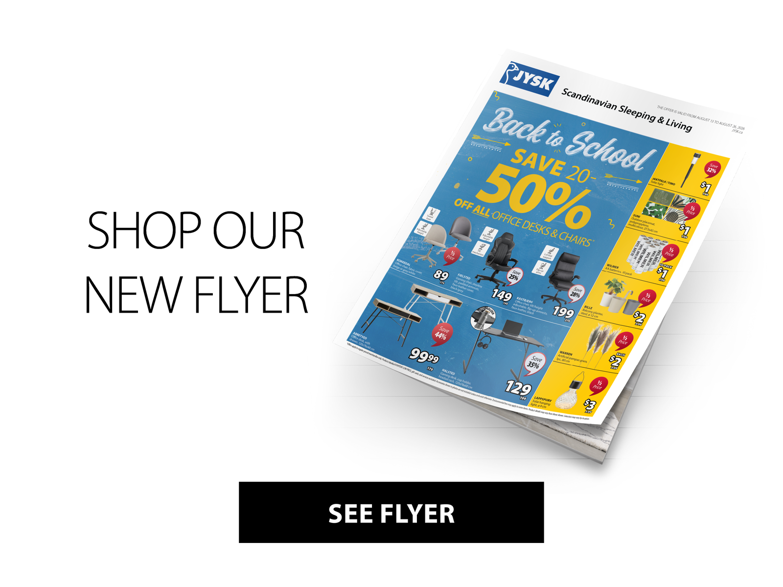SHOP OUR NEW FLYER