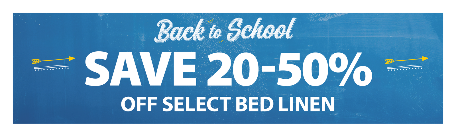 SAVE 20-50% OFF SELECT BED LINEN